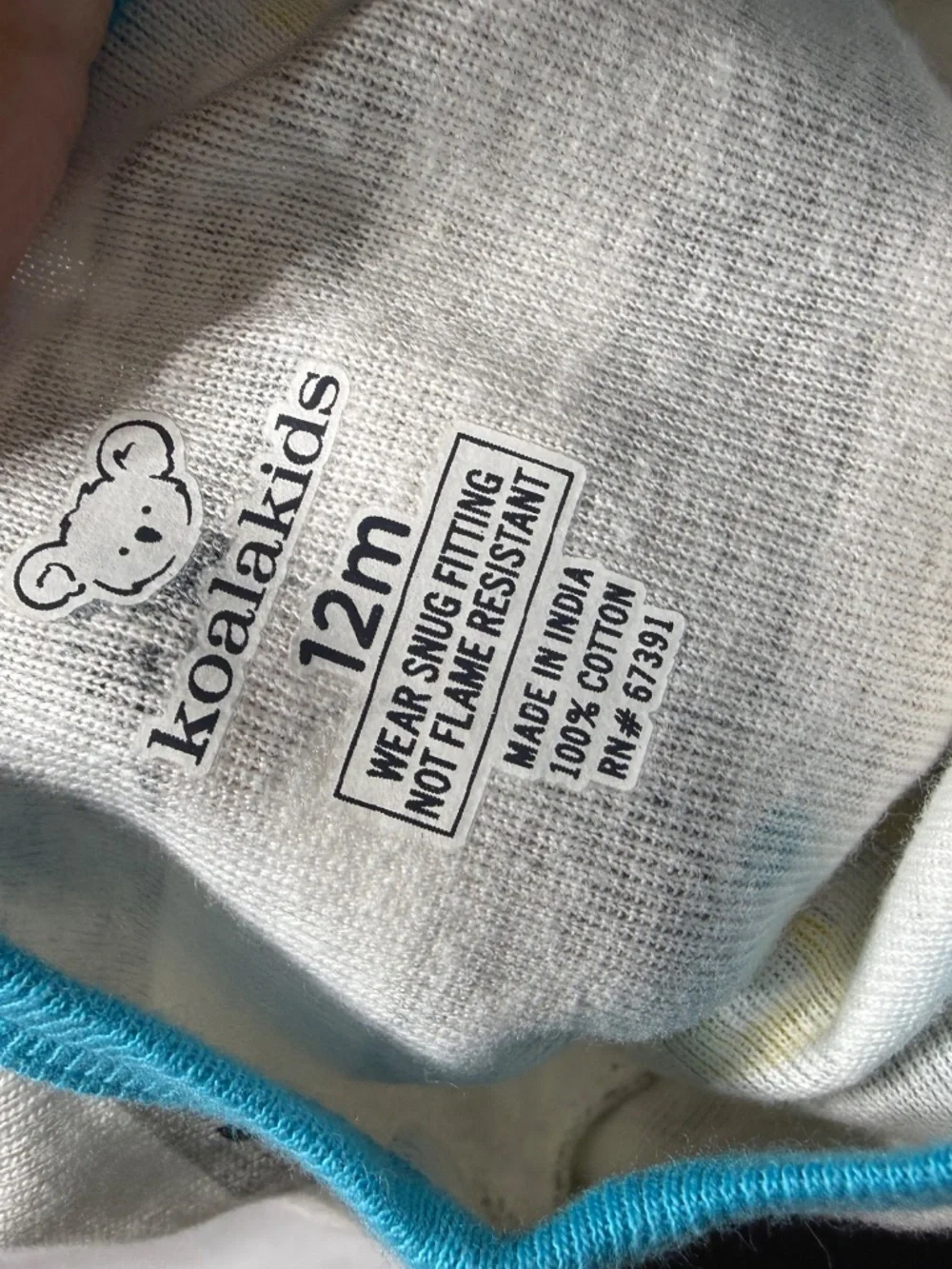 KoalaKids Toddler Baby Footie Pajamas Size 12 Months NWT